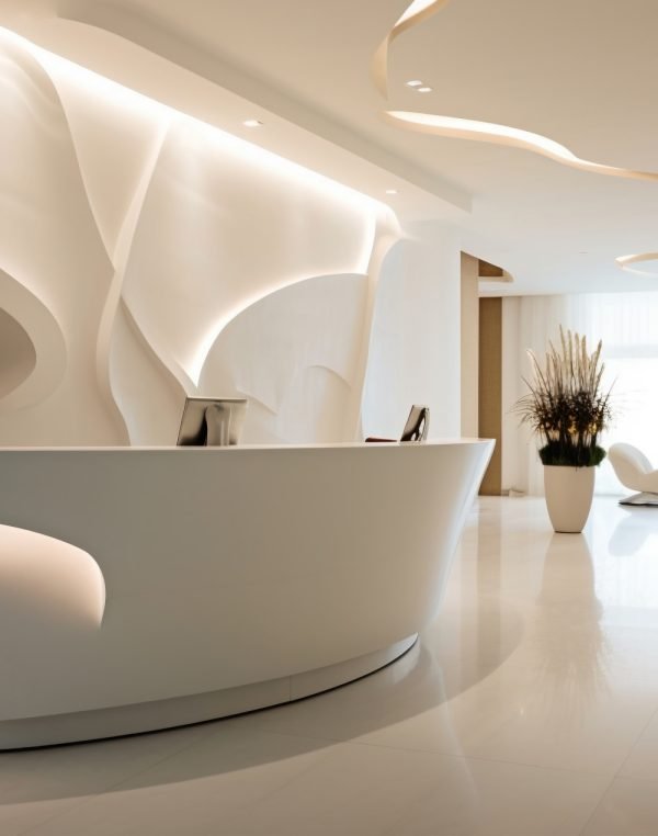 Luxx reception and treatment space